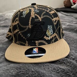 Youth NBA Black and Tan Cap